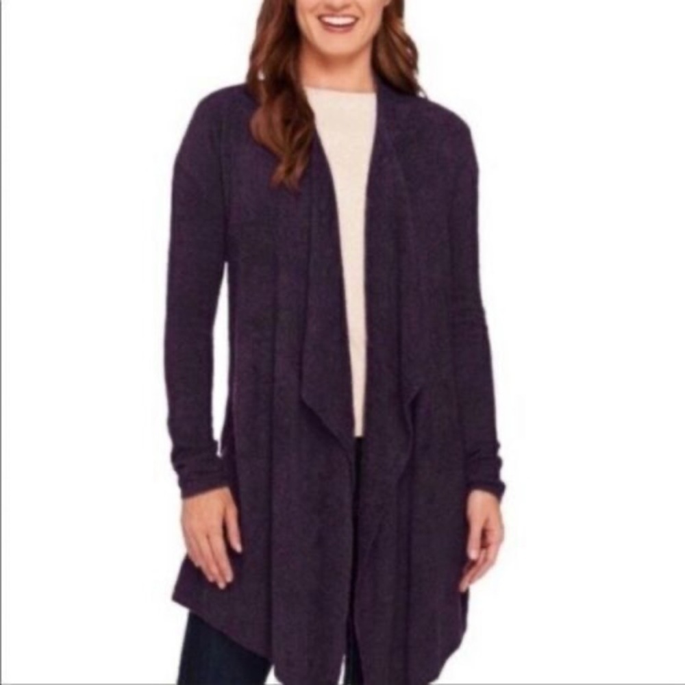 Barefoot Dreams Women's Purple Cardigan
